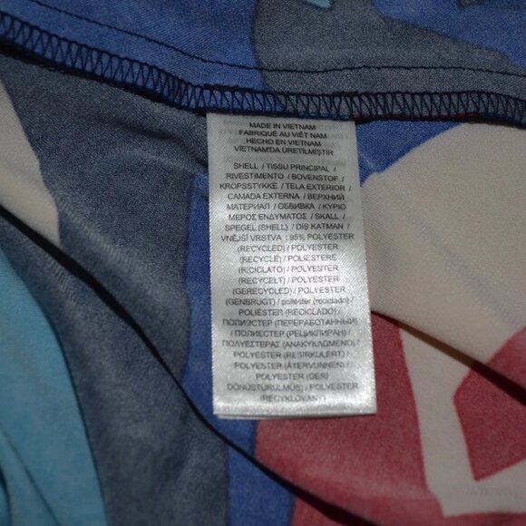 Lauren Ralph Lauren NWT Colorful sleeveless Twist front Jersey Dress, sz 10 - Picture 9 of 9